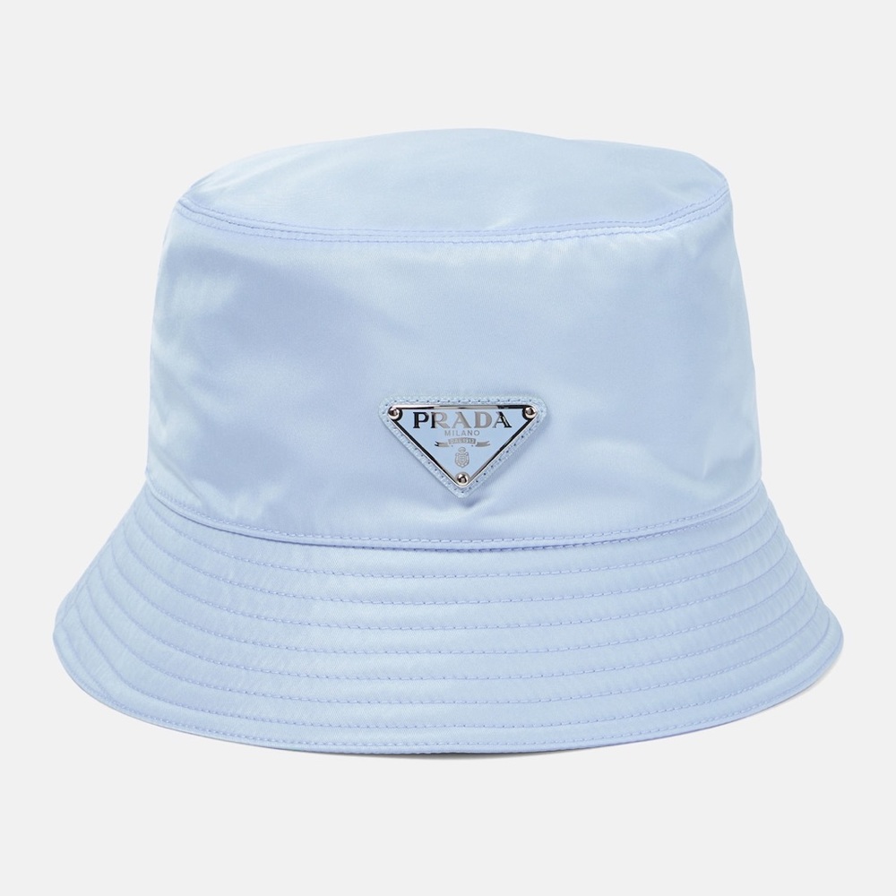 Prada Re-Nylon BabyBlue Bucket Hat (Large) LikeNew